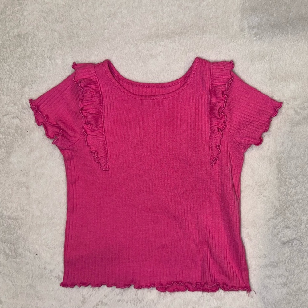 The Children's Place Pink Ruffle Tee